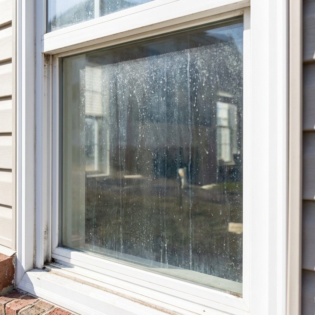 Why it is so hard to clean a window and keep it clean.